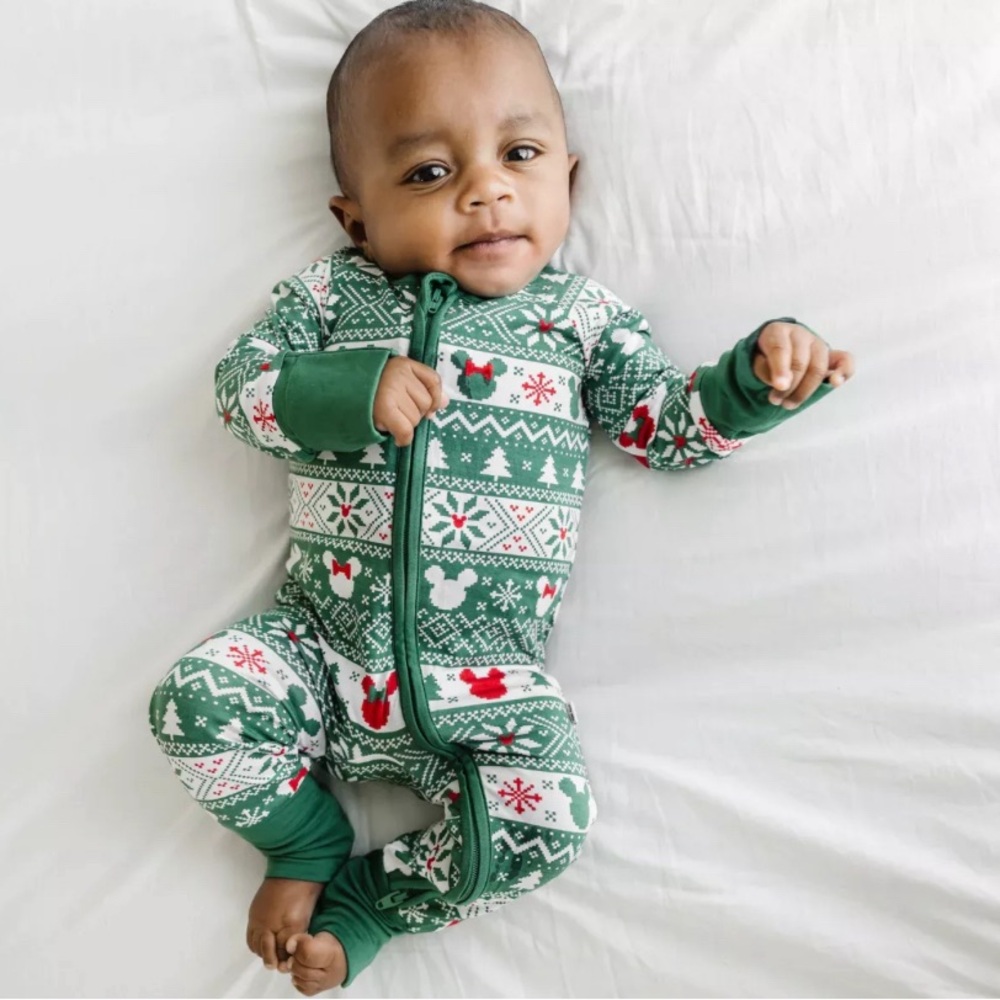 Little Sleepies Mickey Fair Isle Zippy